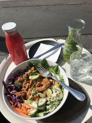 Buddha bowl at Herbivore in Prague