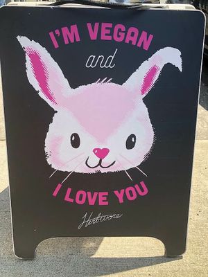 Love the message  at Herbivore Clothing in Portland