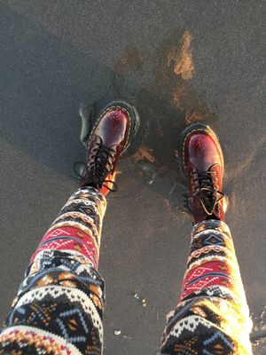 Vegan doc martens  at Herbivore Clothing in Portland