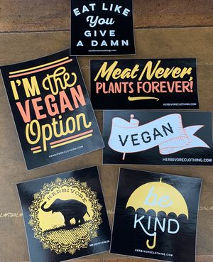 Stickers!!! at Herbivore Clothing in Portland