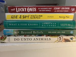 Many books for sale! at Herbivore Clothing in Portland