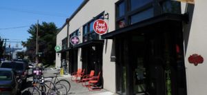 Part of the vegan mini mall at Herbivore Clothing in Portland