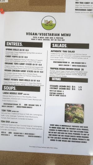   at Hot Chilli Bean Thai Cafe in Coolum Beach