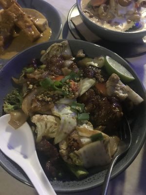 Pad see ew with chicken  at Hot Chilli Bean Thai Cafe in Coolum Beach