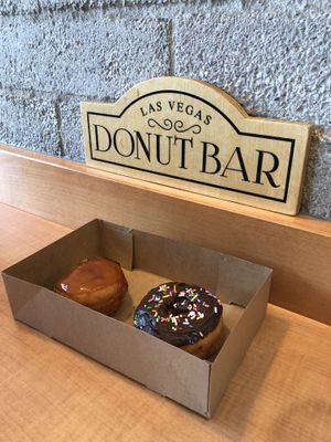 Creme Brûlée & Chocolate  at Donut Bar in Las Vegas