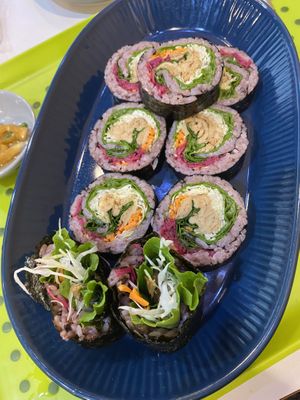 Gimbap   at Loving Hut Land - 러빙헛랜드 in Seoul