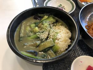 Eggplant curry at Loving Hut Land - 러빙헛랜드 in Seoul