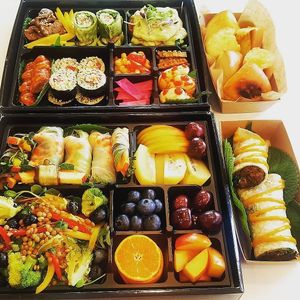 Vegan lunchbox at Loving Hut Land - 러빙헛랜드 in Seoul