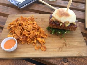 Bio-Tofu-Burger at Guga Spicy in Gdansk