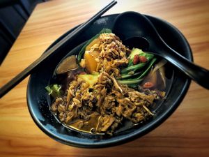 Had a chance to visit and ordered their vegan beef noodles at VegCafe in Central Singapore