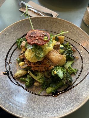 Winter Greens Benedict  at Bespoke Kitchen  in Queenstown