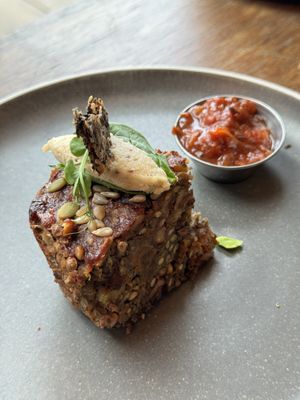 Lentil loaf  at Bespoke Kitchen  in Queenstown