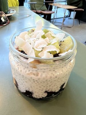 Chia seed coconut pudding - delicious!   at Bespoke Kitchen  in Queenstown