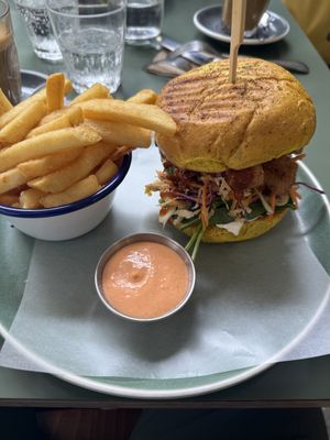 Tofu burger - best burger we tried in Queenstown   at Bespoke Kitchen  in Queenstown