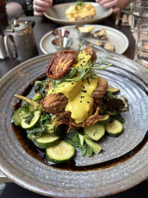 Vegan Benedict  at Bespoke Kitchen  in Queenstown