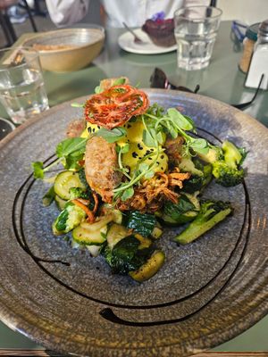 Tofu Benedict at Bespoke Kitchen  in Queenstown