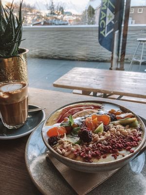 Pure gold bowl at Bespoke Kitchen  in Queenstown