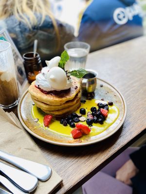 Lemon Pancakes  at Bespoke Kitchen  in Queenstown