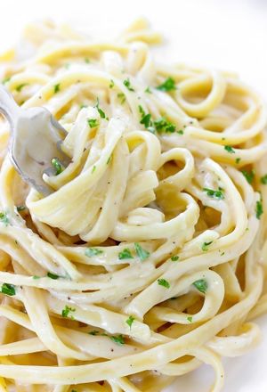 Fettucine Alfredo at Hodge Podge Cafe in Kenmore