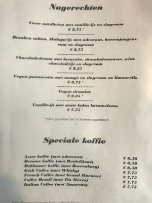 Nagerechten at Poort van Assen in Assen