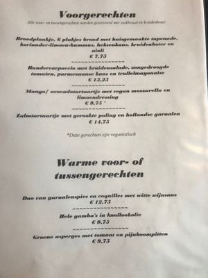 Voorgerechten at Poort van Assen in Assen