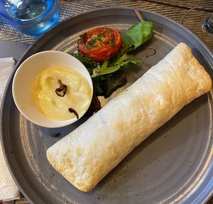 Vegan kebab wrap  at Poort van Assen in Assen