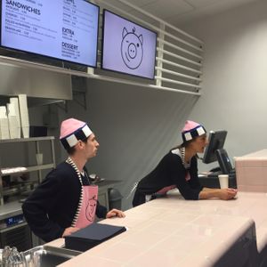 counter at Dandy Diner in Berlin