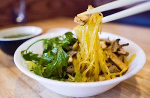 glass noodle at Hoa Nguyen in Westminster