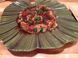 grilled eggplant at Hoa Nguyen in Westminster