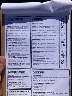 Drinks  at The Urban Coffee House in Busselton