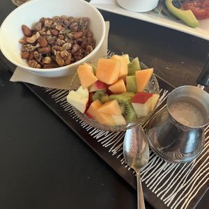 Granola and fruit with Soy Milk   at The Urban Coffee House in Busselton