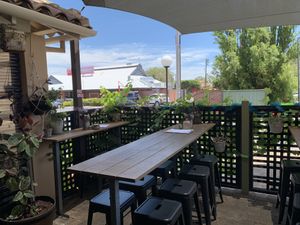 Cafe terrace  at The Urban Coffee House in Busselton