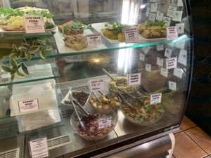 The salads were mostly vegan  at The Urban Coffee House in Busselton