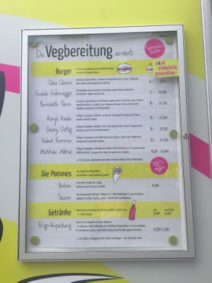 menu  at Vegbereitung - Food Trailer in Bamberg