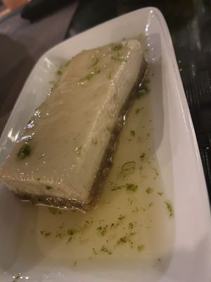 The key lime pie   at The Fat Frog in Langkawi