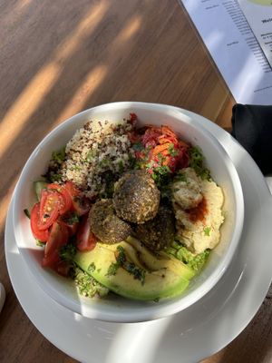 Vegan Falafel Buddha Bowl  at The Fat Frog in Langkawi
