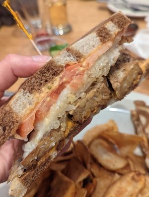 Tempeh Reuben at Longs Peak Pub in Longmont