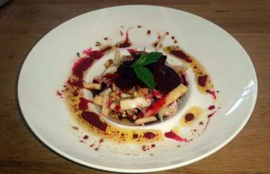 Cruch de remolacha at El Jardin de Las Palomas in Pilar De La Horadada