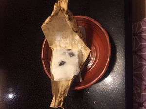 Mochi at Motoyu Kansuiro in Hakone