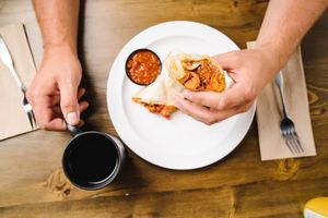 Morrissey vegan breakfast burrito  at Even Stevens Sandwiches in St George