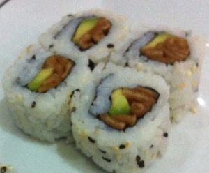 Aburaage and Avocado at HuaSheng in Lisbon