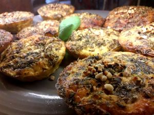 Tartes sem gluten at Agua no Bico in Lisbon