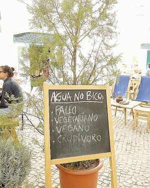 Cool places in Lisbon at Agua no Bico in Lisbon