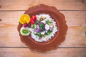 Main Dish at Agua no Bico in Lisbon