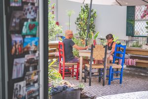 Esplanade at Agua no Bico in Lisbon