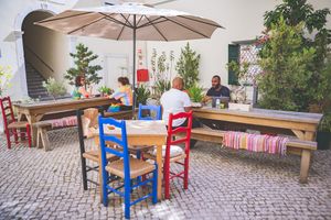 Esplanade at Agua no Bico in Lisbon