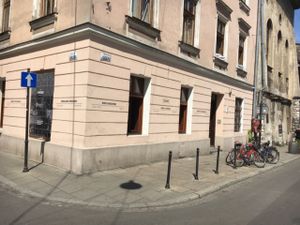 outside  at Cheder in Krakow