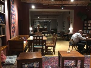 inside  at Cheder in Krakow