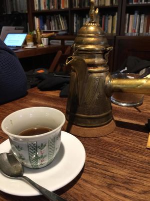 arabic coffee at Cheder in Krakow