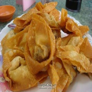 Fried Wontons. It was really fried, but it still tasted good! at Water Lily Restaurant in Kuala Lumpur